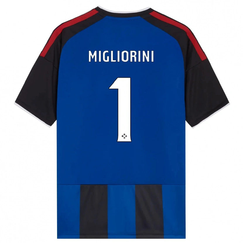 Danxen Herren Niccolò Migliorini #1 Schwarz Rot Weiß Blau Heimtrikot Trikot 2026/27 T-Shirt Schweiz