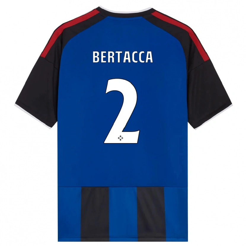 Danxen Herren Samuele Bertacca #2 Schwarz Rot Weiß Blau Heimtrikot Trikot 2026/27 T-Shirt Schweiz
