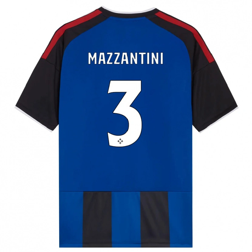 Danxen Herren Niccolò Mazzantini #3 Schwarz Rot Weiß Blau Heimtrikot Trikot 2026/27 T-Shirt Schweiz
