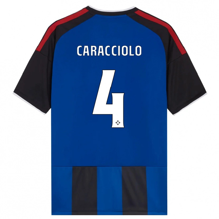 Danxen Herren Antonio Caracciolo #4 Schwarz Rot Weiß Blau Heimtrikot Trikot 2026/27 T-Shirt Schweiz