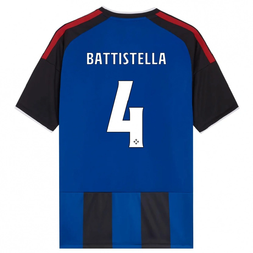 Danxen Herren Daniel Battistella #4 Schwarz Rot Weiß Blau Heimtrikot Trikot 2026/27 T-Shirt Schweiz