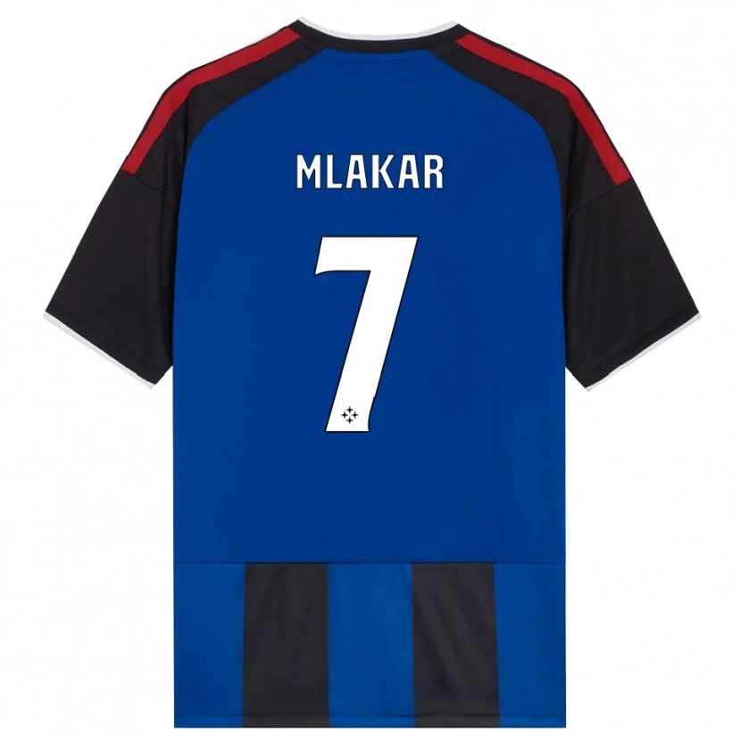 Danxen Herren Jan Mlakar #7 Schwarz Rot Weiß Blau Heimtrikot Trikot 2026/27 T-Shirt Schweiz