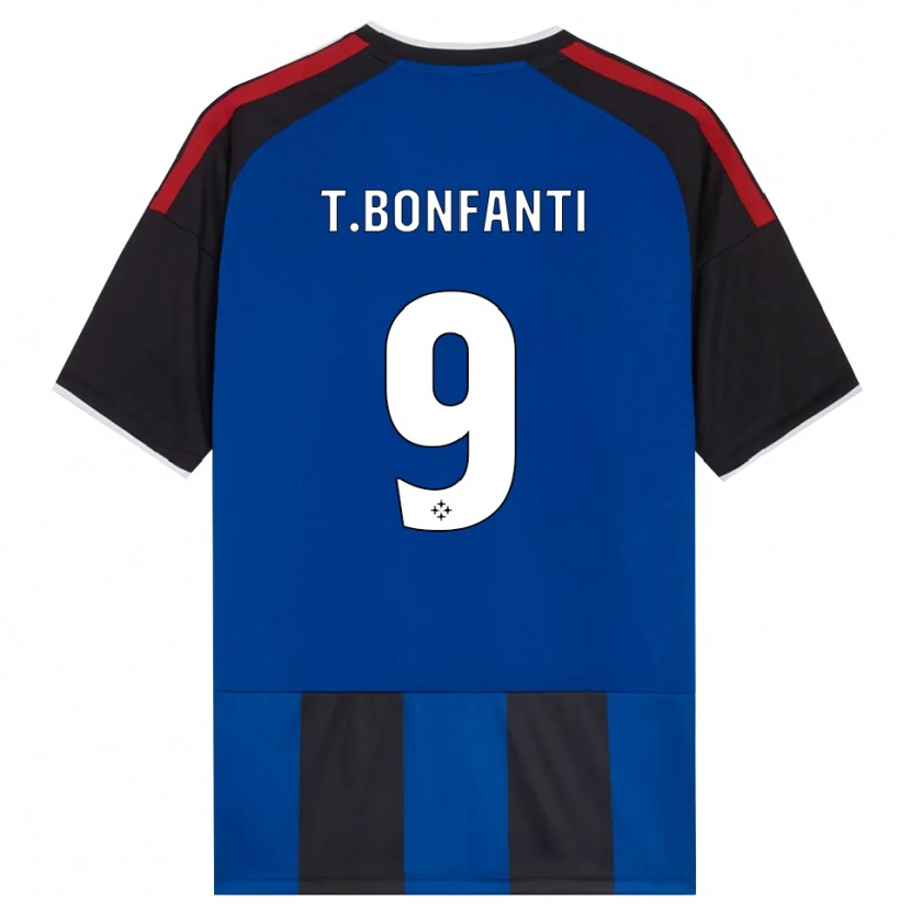 Danxen Herren Thomas Bonfanti #9 Schwarz Rot Weiß Blau Heimtrikot Trikot 2026/27 T-Shirt Schweiz