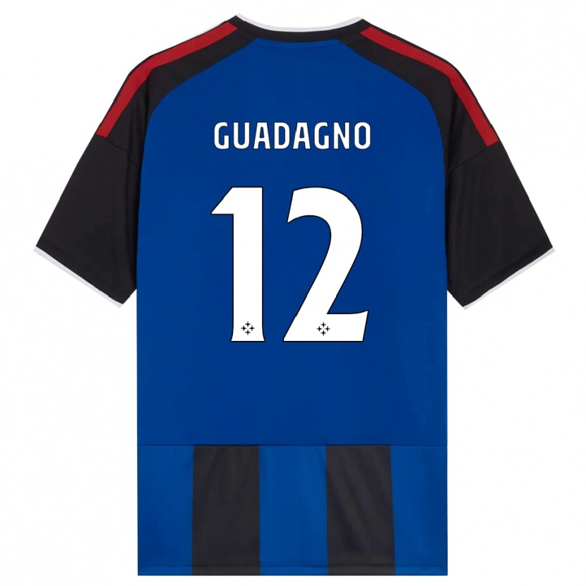 Danxen Herren Johan Guadagno #12 Schwarz Rot Weiß Blau Heimtrikot Trikot 2026/27 T-Shirt Schweiz