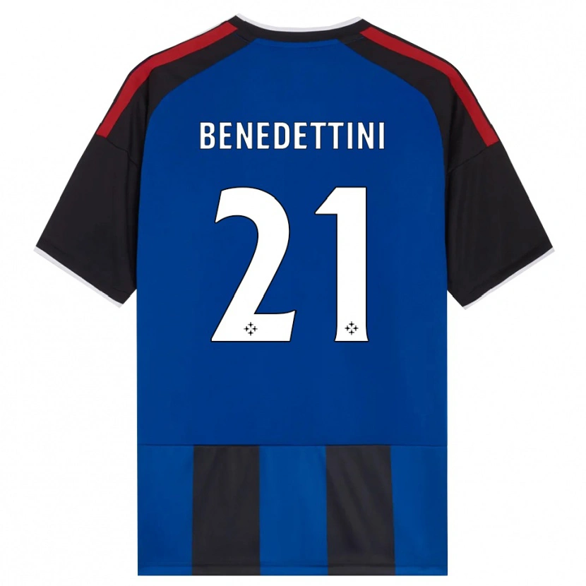 Danxen Herren Filippo Benedettini #21 Schwarz Rot Weiß Blau Heimtrikot Trikot 2026/27 T-Shirt Schweiz