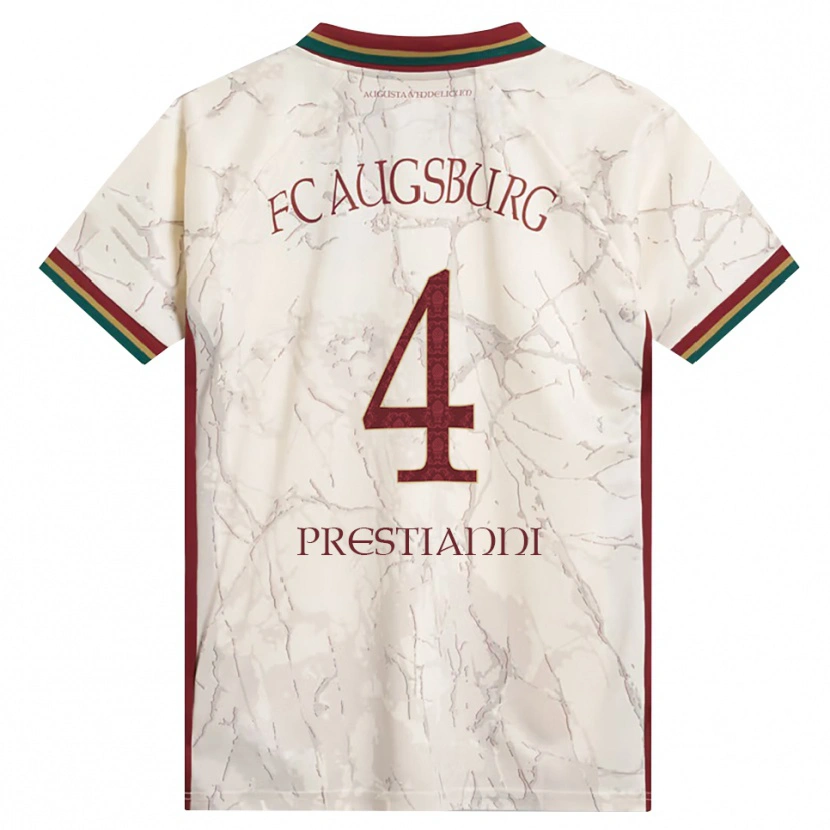 Danxen Herren Luis Prestianni #4 Grün Reis Weiß Burgund Heimtrikot Trikot 2026/27 T-Shirt Schweiz