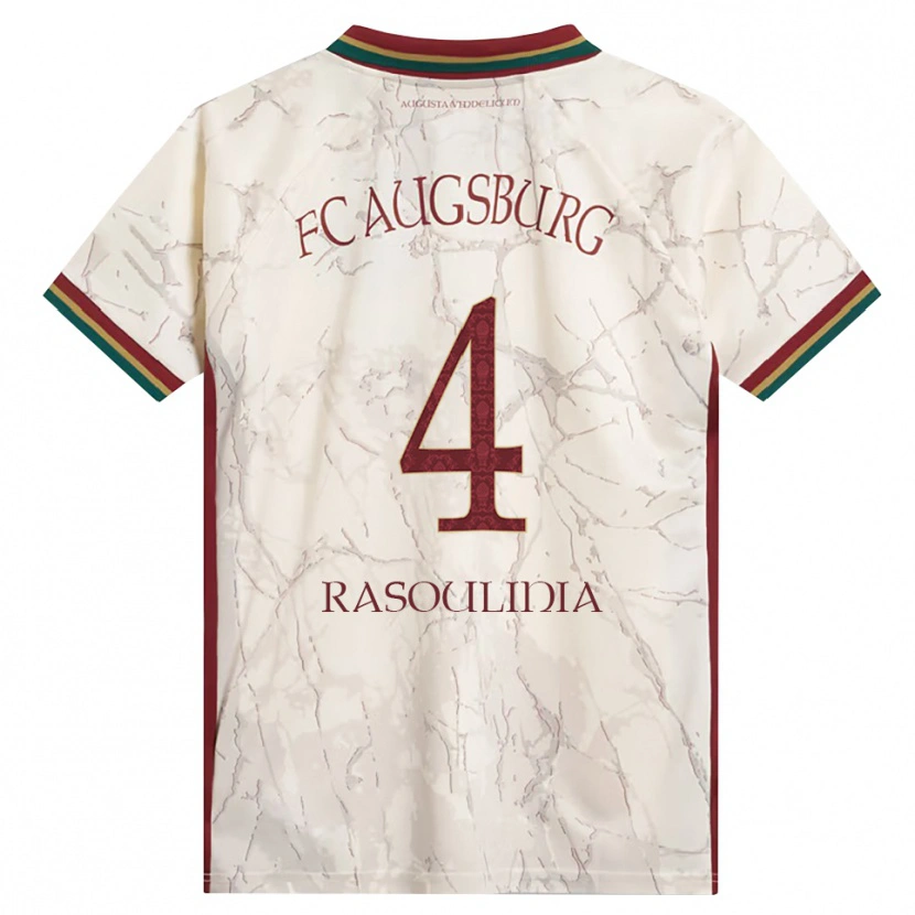 Danxen Herren Nick Rasoulinia #4 Grün Reis Weiß Burgund Heimtrikot Trikot 2026/27 T-Shirt Schweiz