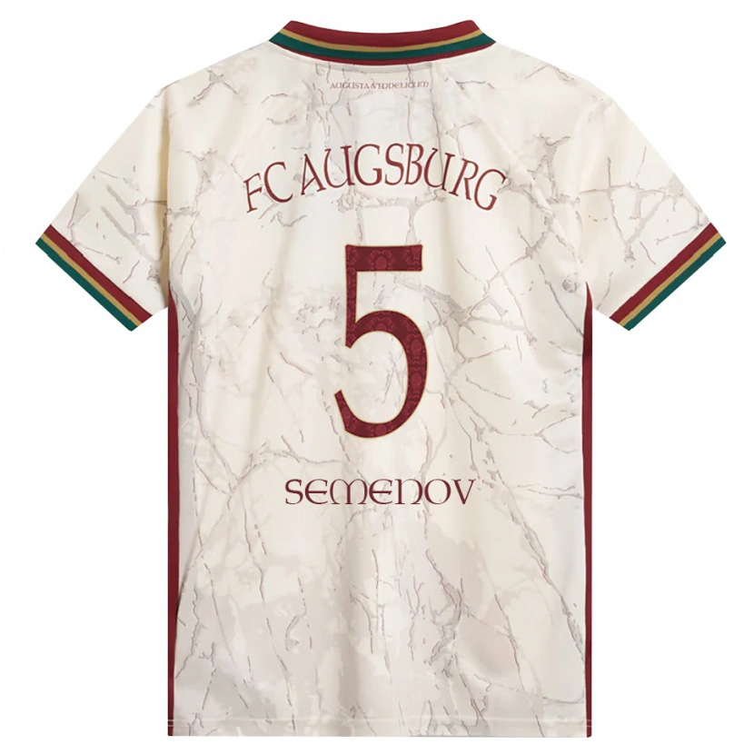 Danxen Herren Konstantyn Semenov #5 Grün Reis Weiß Burgund Heimtrikot Trikot 2026/27 T-Shirt Schweiz