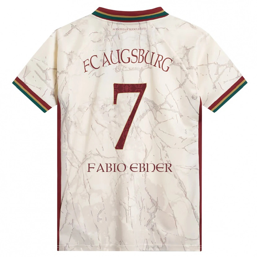 Danxen Herren Fabio Ebner #7 Grün Reis Weiß Burgund Heimtrikot Trikot 2026/27 T-Shirt Schweiz