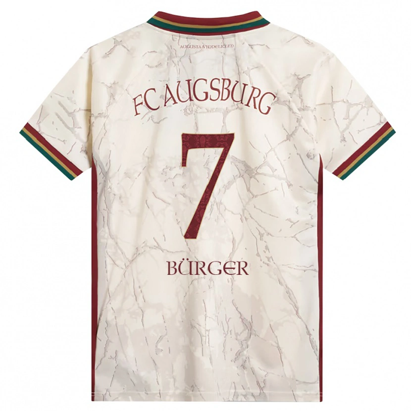 Danxen Herren Anja Bürger #7 Grün Reis Weiß Burgund Heimtrikot Trikot 2026/27 T-Shirt Schweiz