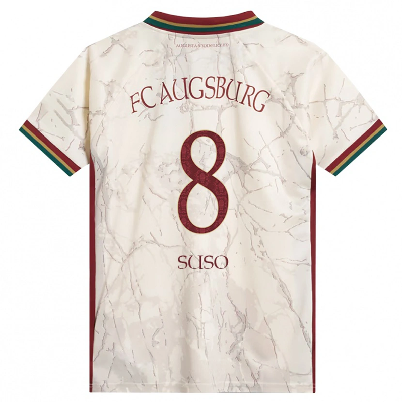 Danxen Herren Sima Suso #8 Grün Reis Weiß Burgund Heimtrikot Trikot 2026/27 T-Shirt Schweiz
