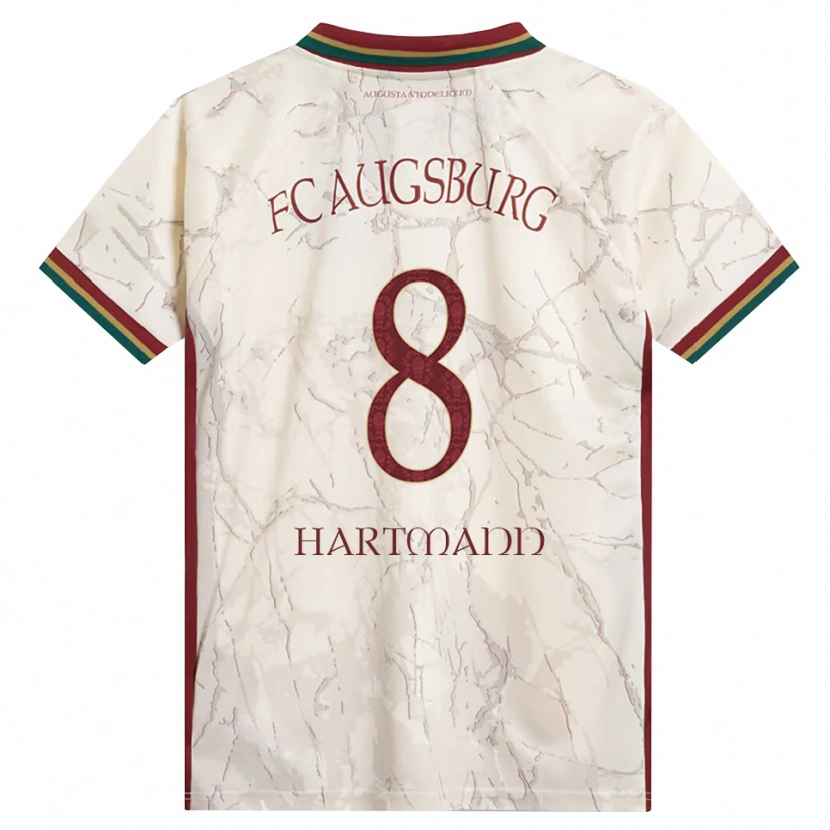 Danxen Herren Mika Hartmann #8 Grün Reis Weiß Burgund Heimtrikot Trikot 2026/27 T-Shirt Schweiz
