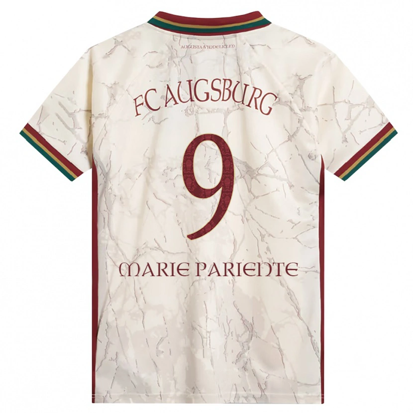 Danxen Herren Sophia Marie Pariente #9 Grün Reis Weiß Burgund Heimtrikot Trikot 2026/27 T-Shirt Schweiz