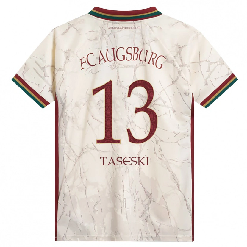 Danxen Herren Kristijan Taseski #13 Grün Reis Weiß Burgund Heimtrikot Trikot 2026/27 T-Shirt Schweiz