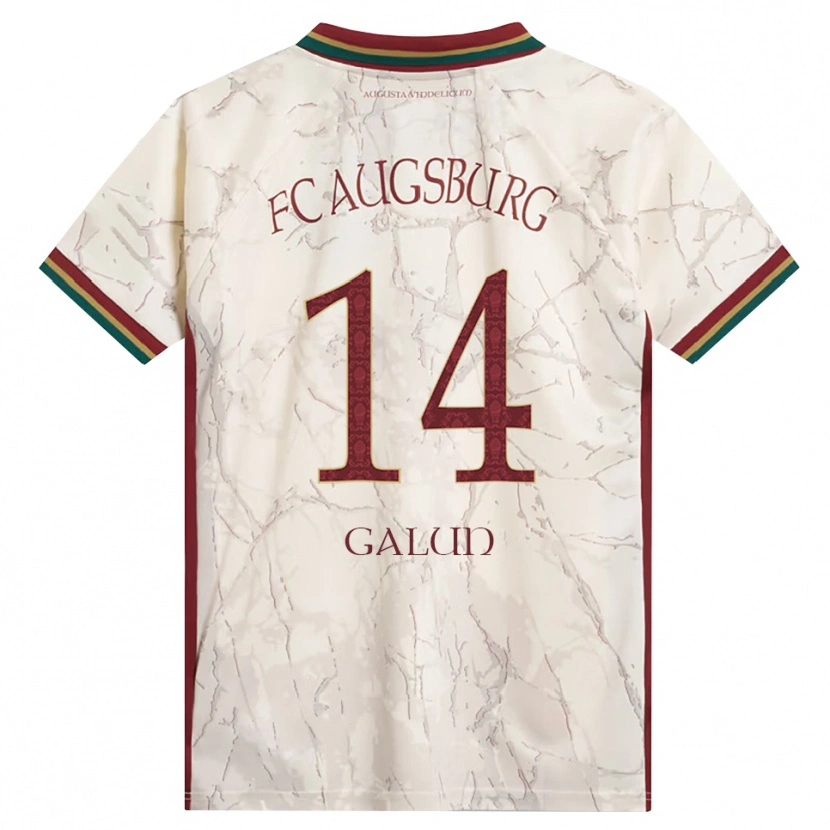 Danxen Herren Damian Galun #14 Grün Reis Weiß Burgund Heimtrikot Trikot 2026/27 T-Shirt Schweiz