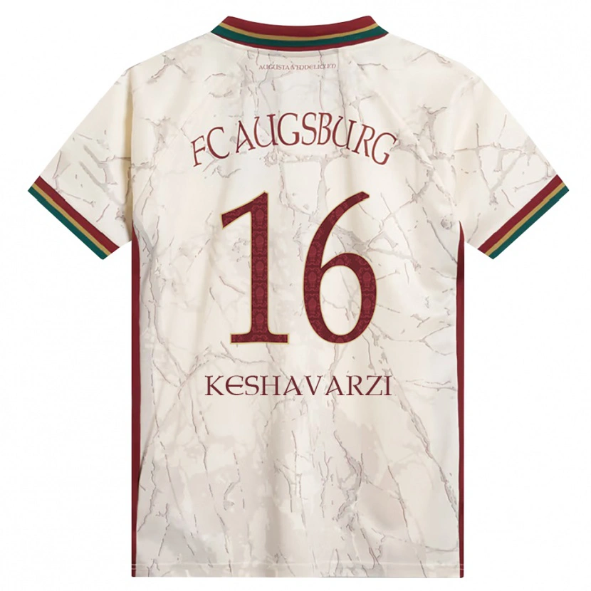 Danxen Herren Nicolas Keshavarzi #16 Grün Reis Weiß Burgund Heimtrikot Trikot 2026/27 T-Shirt Schweiz