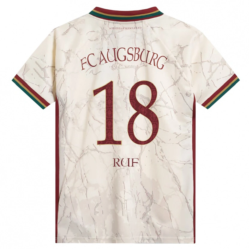 Danxen Herren Jonas Ruf #18 Grün Reis Weiß Burgund Heimtrikot Trikot 2026/27 T-Shirt Schweiz