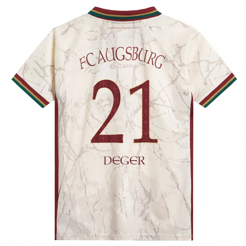 Danxen Herren David Deger #21 Grün Reis Weiß Burgund Heimtrikot Trikot 2026/27 T-Shirt Schweiz