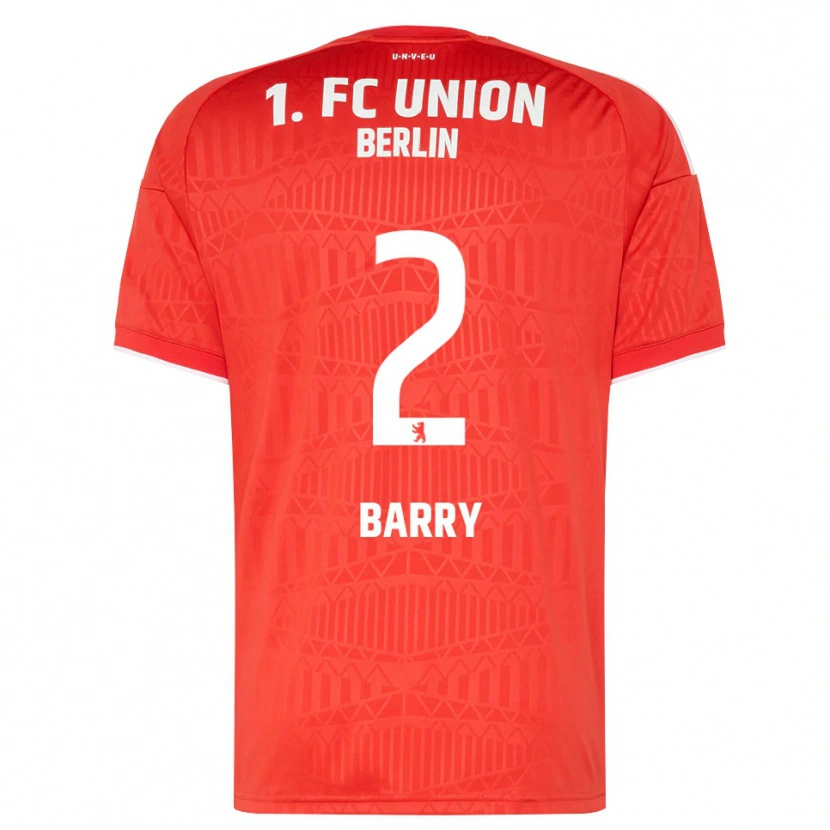 Danxen Herren Sadou Barry #2 Rot Weiß Heimtrikot Trikot 2026/27 T-Shirt Schweiz