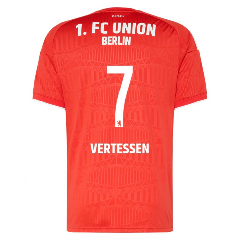 Danxen Herren Yorbe Vertessen #7 Rot Weiß Heimtrikot Trikot 2026/27 T-Shirt Schweiz