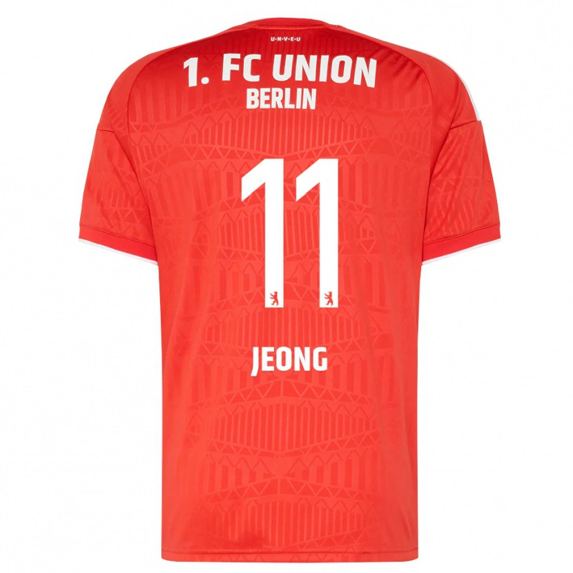 Danxen Herren Woo-Yeong Jeong #11 Rot Weiß Heimtrikot Trikot 2026/27 T-Shirt Schweiz