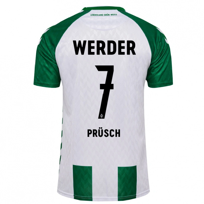 Danxen Herren Julius Prüsch #7 Grün Weiß Heimtrikot Trikot 2026/27 T-Shirt Schweiz