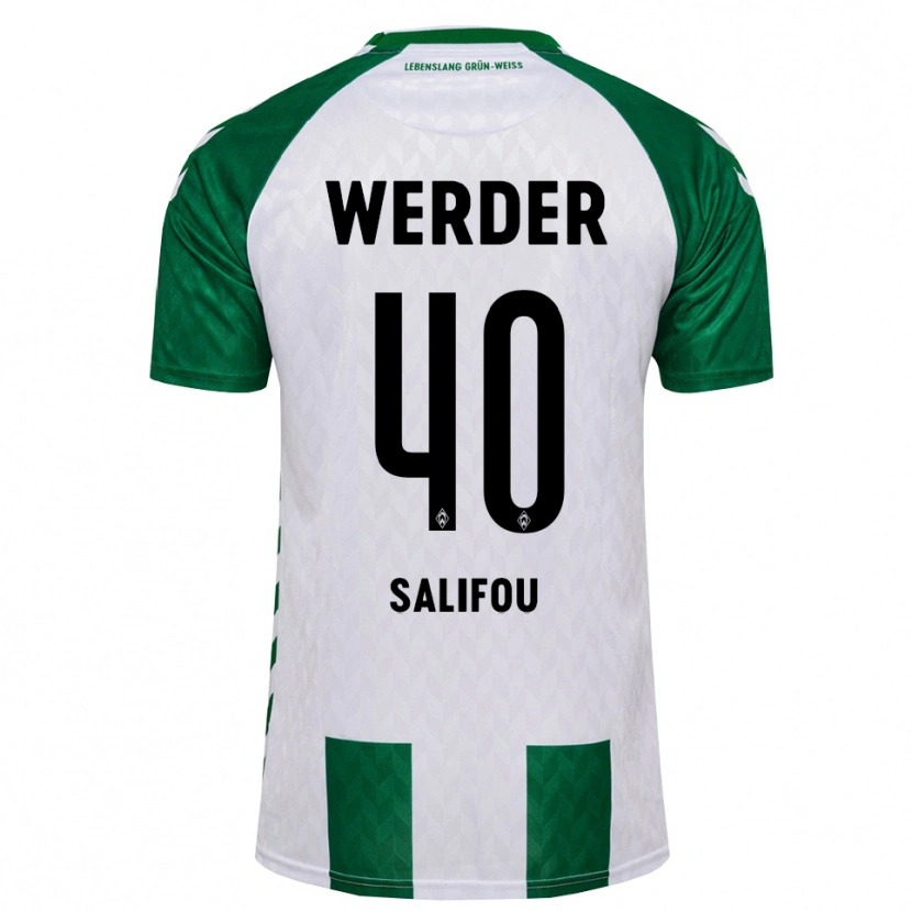 Danxen Herren Dikeni Salifou #40 Grün Weiß Heimtrikot Trikot 2026/27 T-Shirt Schweiz