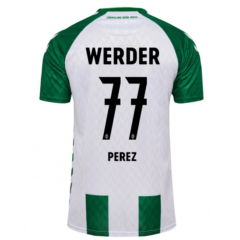 Danxen Herren Catalina Pérez Jaramillo #77 Grün Weiß Heimtrikot Trikot 2026/27 T-Shirt Schweiz