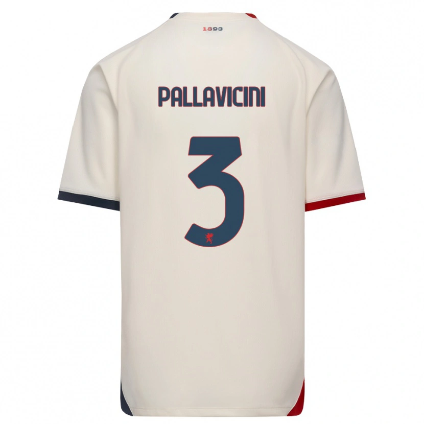 Danxen Herren Matteo Pallavicini #3 Creme Rot Auswärtstrikot Trikot 2026/27 T-Shirt Schweiz