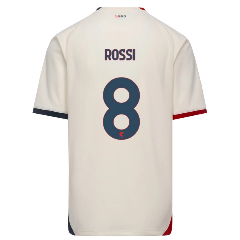 Danxen Herren Gianluca Rossi #8 Creme Rot Auswärtstrikot Trikot 2026/27 T-Shirt Schweiz