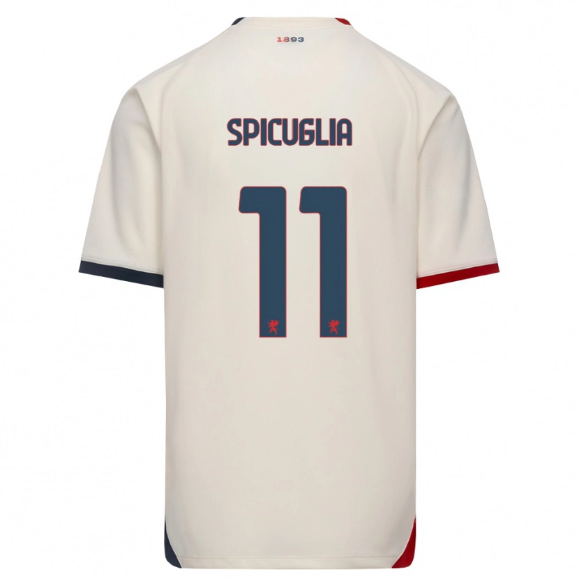Danxen Herren Elia Spicuglia #11 Creme Rot Auswärtstrikot Trikot 2026/27 T-Shirt Schweiz