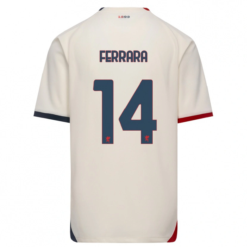 Danxen Herren Anastasia Ferrara #14 Creme Rot Auswärtstrikot Trikot 2026/27 T-Shirt Schweiz