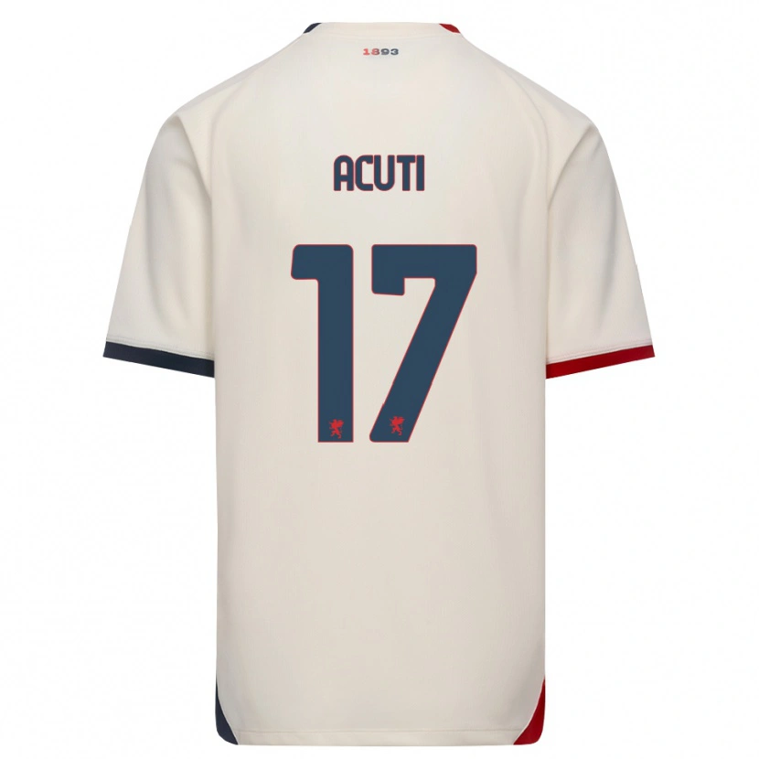 Danxen Herren Arianna Acuti #17 Creme Rot Auswärtstrikot Trikot 2026/27 T-Shirt Schweiz