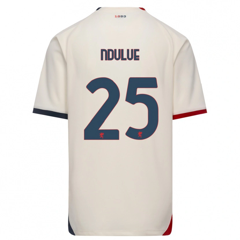Danxen Herren Daniel Ndulue #25 Creme Rot Auswärtstrikot Trikot 2026/27 T-Shirt Schweiz