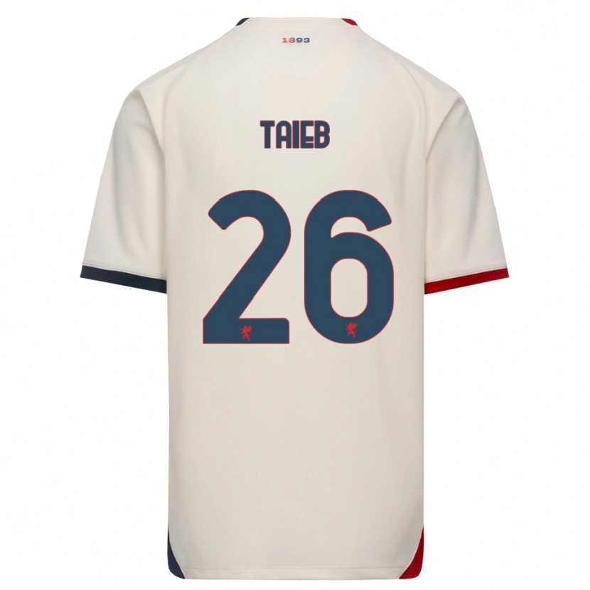 Danxen Herren Chad Taieb #26 Creme Rot Auswärtstrikot Trikot 2026/27 T-Shirt Schweiz