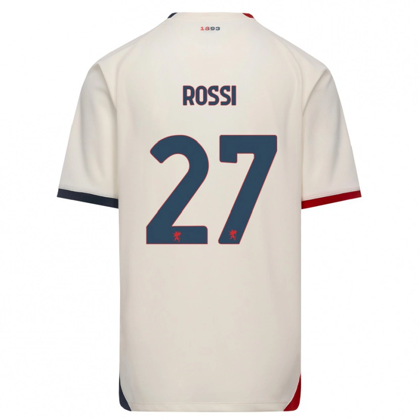 Danxen Herren Lucrezia Rossi #27 Creme Rot Auswärtstrikot Trikot 2026/27 T-Shirt Schweiz