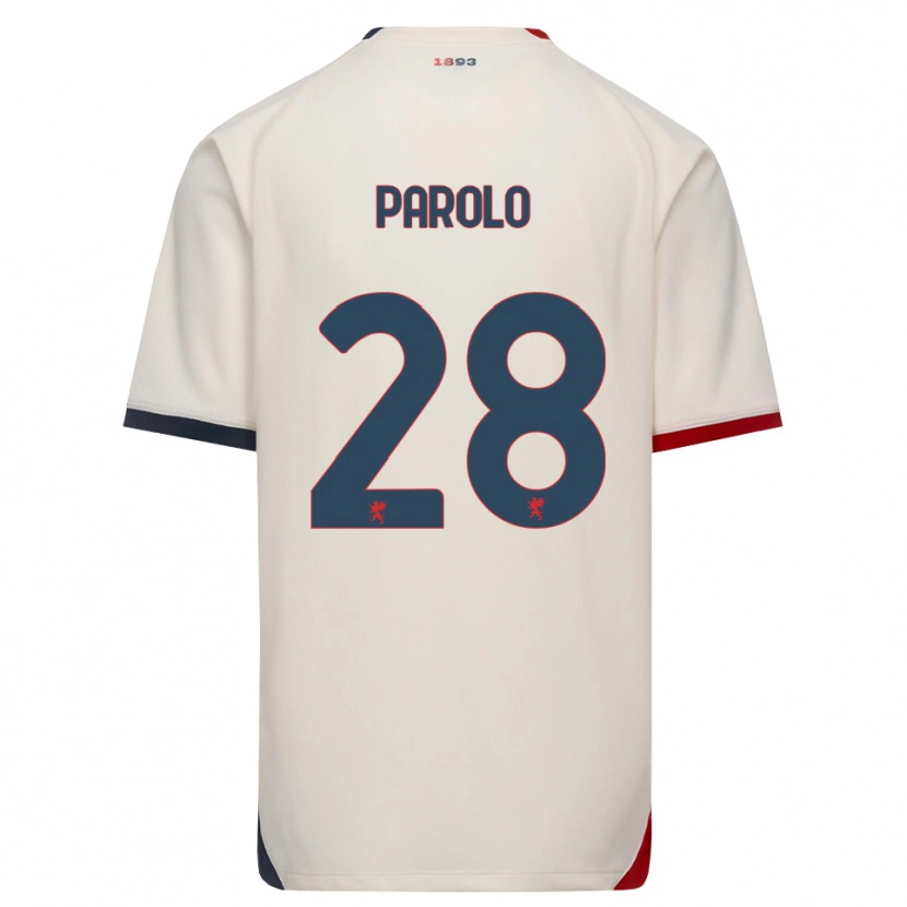 Danxen Herren Lucrezia Parolo #28 Creme Rot Auswärtstrikot Trikot 2026/27 T-Shirt Schweiz