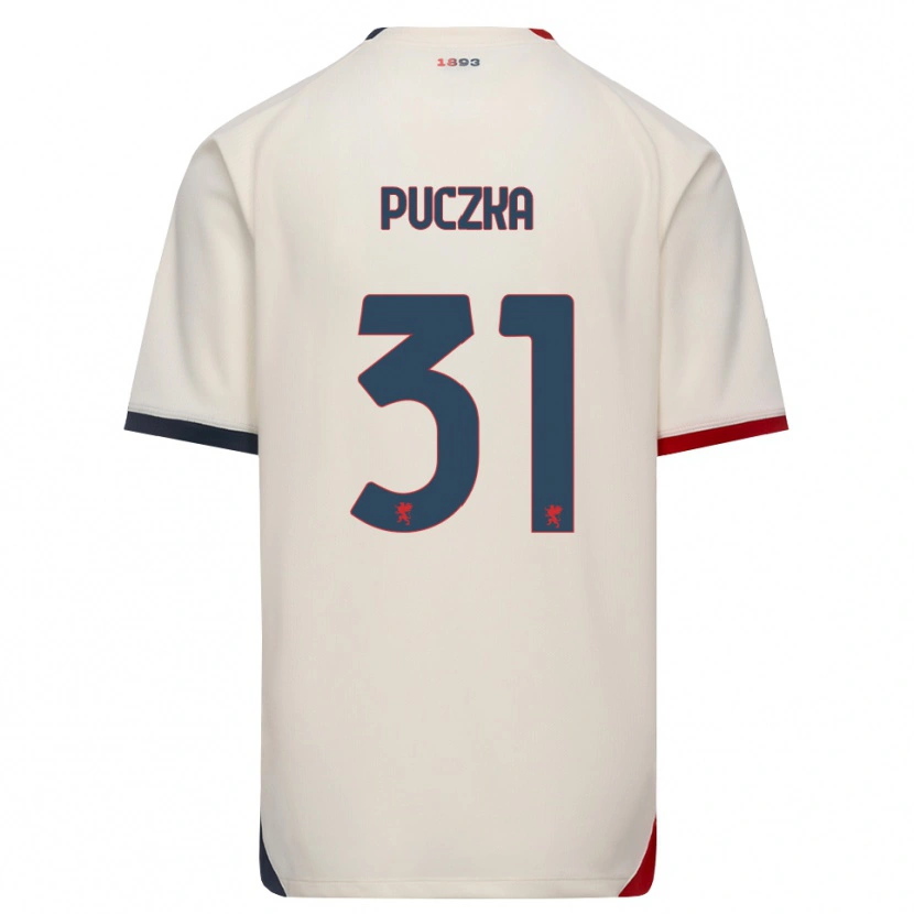 Danxen Herren David Puczka #31 Creme Rot Auswärtstrikot Trikot 2026/27 T-Shirt Schweiz