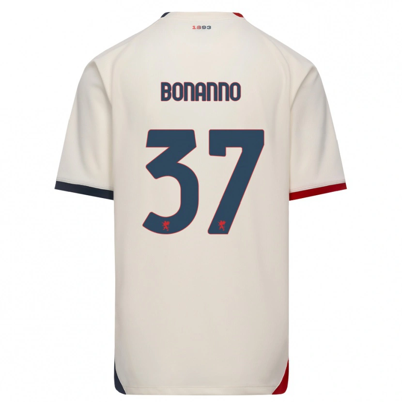Danxen Herren Giuseppe Bonanno #37 Creme Rot Auswärtstrikot Trikot 2026/27 T-Shirt Schweiz