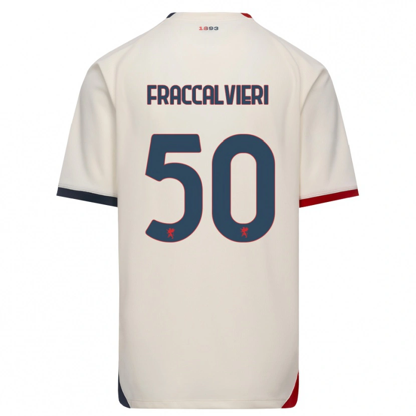Danxen Herren Michele Fraccalvieri #50 Creme Rot Auswärtstrikot Trikot 2026/27 T-Shirt Schweiz