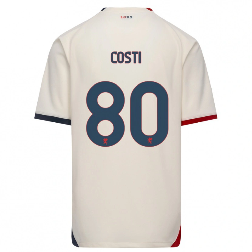 Danxen Herren Fabiana Costi #80 Creme Rot Auswärtstrikot Trikot 2026/27 T-Shirt Schweiz