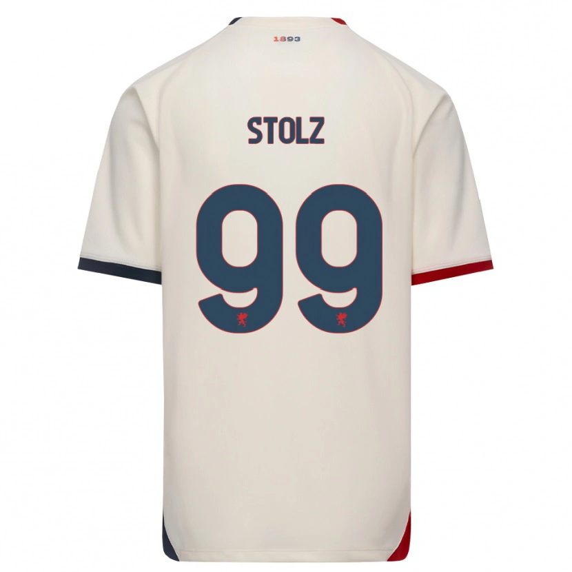Danxen Herren Franz Stolz #99 Creme Rot Auswärtstrikot Trikot 2026/27 T-Shirt Schweiz