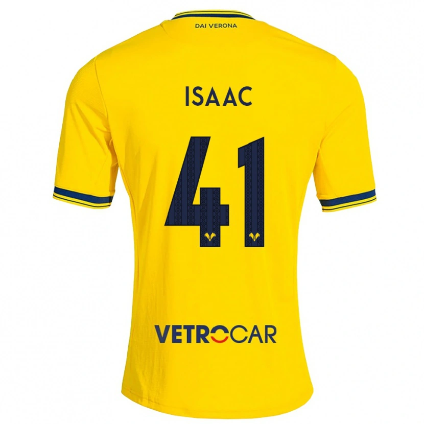 Danxen Herren Isaac Aguiar Tomich #41 Gelb Rot Auswärtstrikot Trikot 2026/27 T-Shirt Schweiz