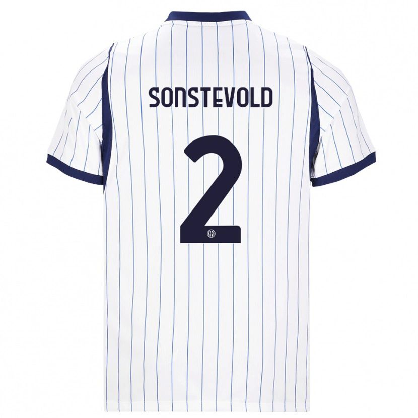 Danxen Herren Anja Sonstevold #2 Weiß Dunkelblau Auswärtstrikot Trikot 2026/27 T-Shirt Schweiz