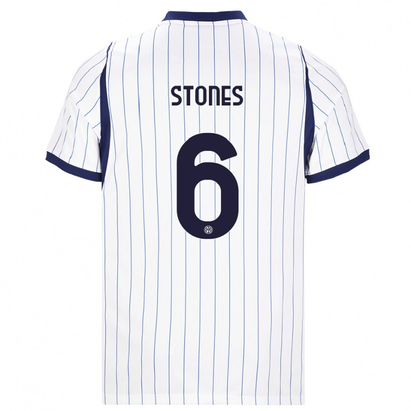Danxen Herren John Stones #6 Weiß Dunkelblau Auswärtstrikot Trikot 2026/27 T-Shirt Schweiz