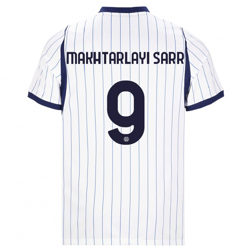 Danxen Herren Amadou Makhtarlayi Sarr #9 Weiß Dunkelblau Auswärtstrikot Trikot 2026/27 T-Shirt Schweiz