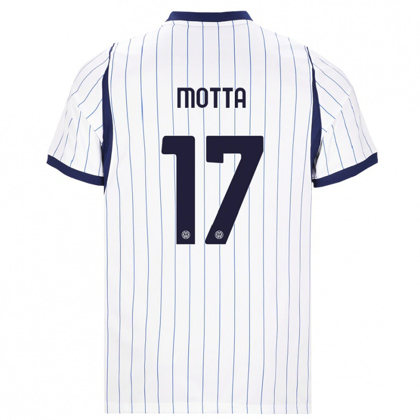 Danxen Herren Matteo Motta #17 Weiß Dunkelblau Auswärtstrikot Trikot 2026/27 T-Shirt Schweiz