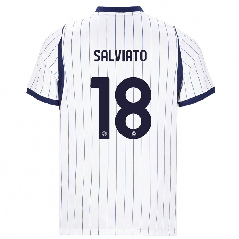Danxen Herren Gabriel Salviato #18 Weiß Dunkelblau Auswärtstrikot Trikot 2026/27 T-Shirt Schweiz