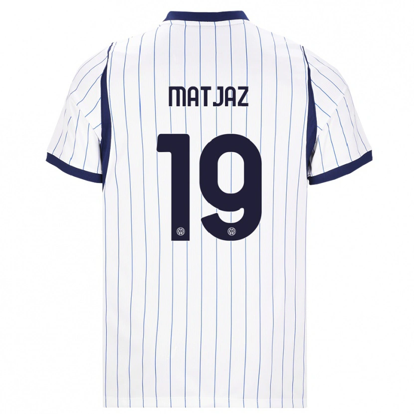 Danxen Herren Samo Matjaz #19 Weiß Dunkelblau Auswärtstrikot Trikot 2026/27 T-Shirt Schweiz