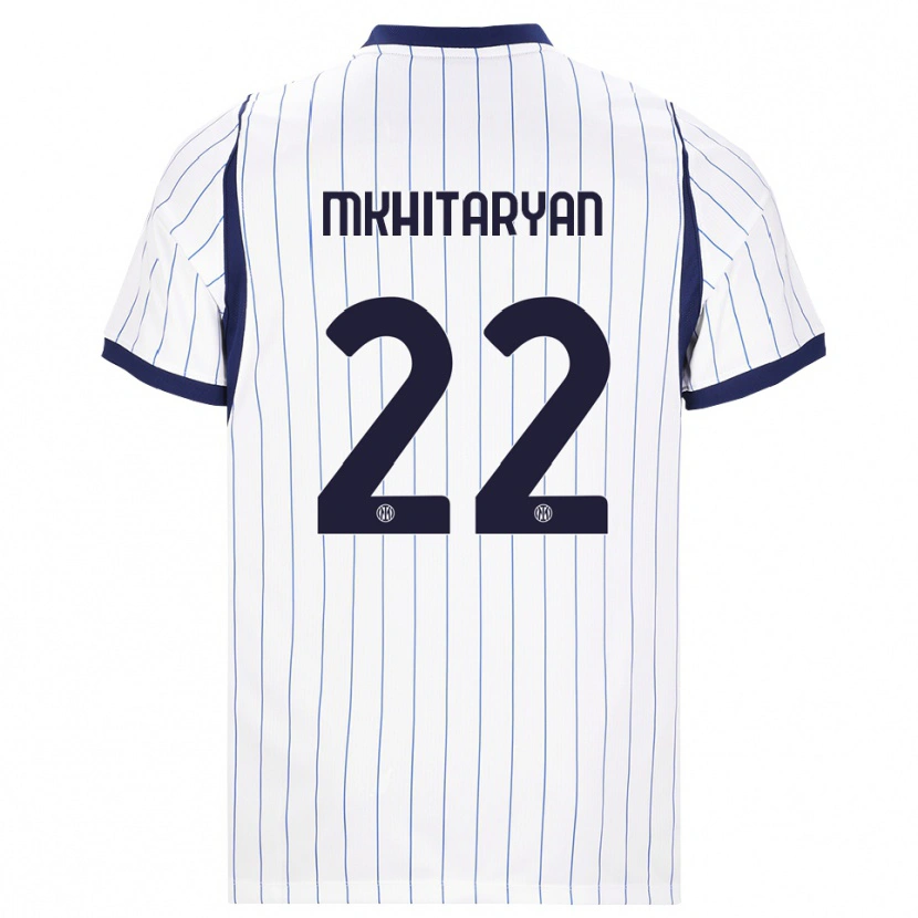 Danxen Herren Henrikh Mkhitaryan #22 Weiß Dunkelblau Auswärtstrikot Trikot 2026/27 T-Shirt Schweiz